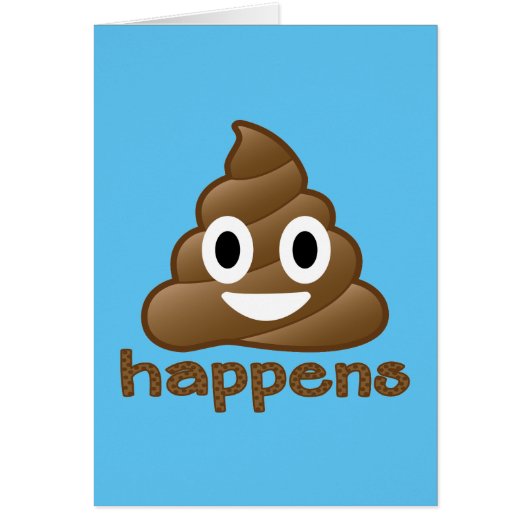 Poop Happens Emoji Cards (Front)