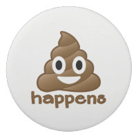 Poop Happens Emoji Keychain