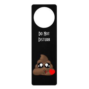 Poop Heart Love Emoji Door Hanger