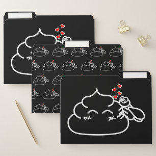 Poop in Love - Brootsch the PooPoo File Folder