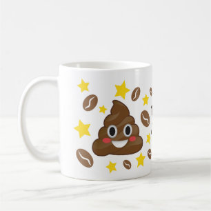 Poop Juice Emoji Happy Mug