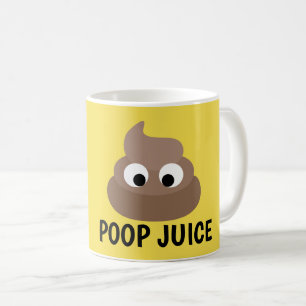 POOP JUICE Funny Coffee Mugs