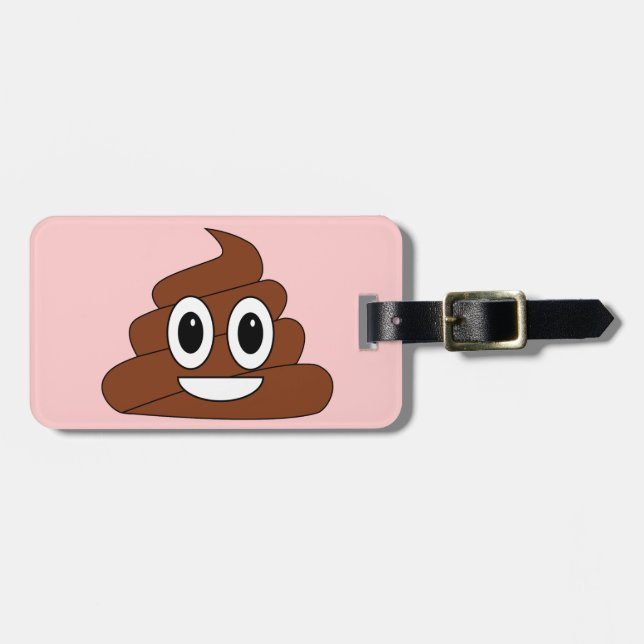 Poop Luggage Tag (Front Horizontal)