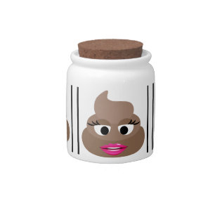 Poop Many Faces Candy Jar
