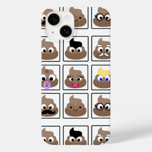 Poop Many Faces Case-Mate iPhone 14 Case