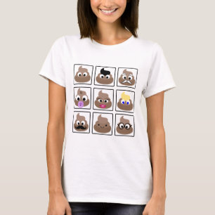 Poop Many Faces T-Shirt