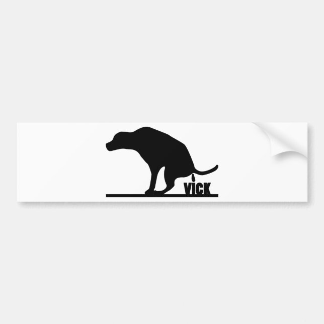 Poop on VIck Bumper Sticker (Front)