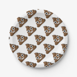 Poop ! paper plates