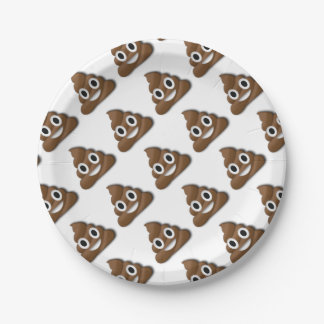 Poop ! paper plates