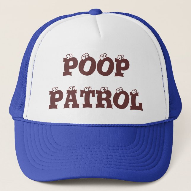 POOP PATROL - Customizable Cap (Front)