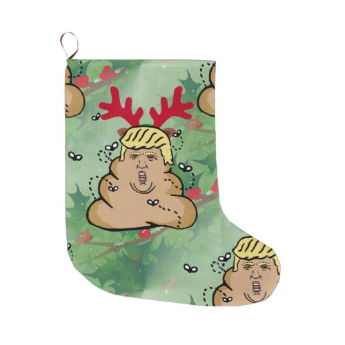 poop reindeer donald trump stocking