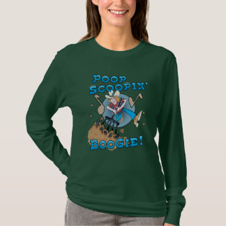 Poop Scoopin' Boogie Ladies Long Sleeve T-Shirt