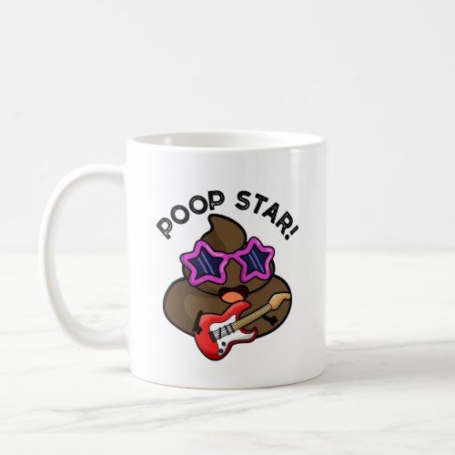 Poop Star Funny Pop Star Pun  Coffee Mug