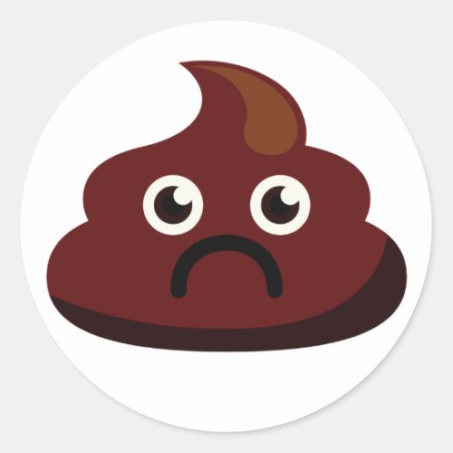 Poop stickers 1  sad