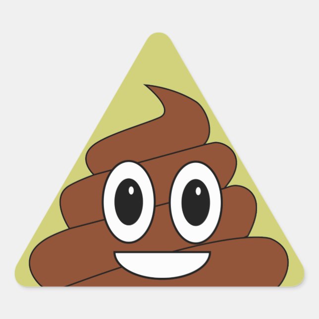 Poop Triangle Sticker (Front)