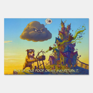 Poop Wars 001 Sign