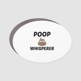 POOP WHISPERER CAR MAGNET
