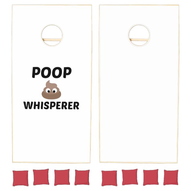 POOP WHISPERER CORNHOLE SET (Set)