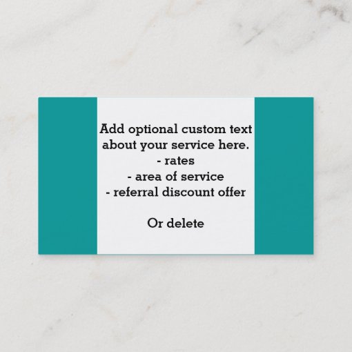 Pooper Scooper.Pet waste removal.Custom text/color Business Card Zazzle