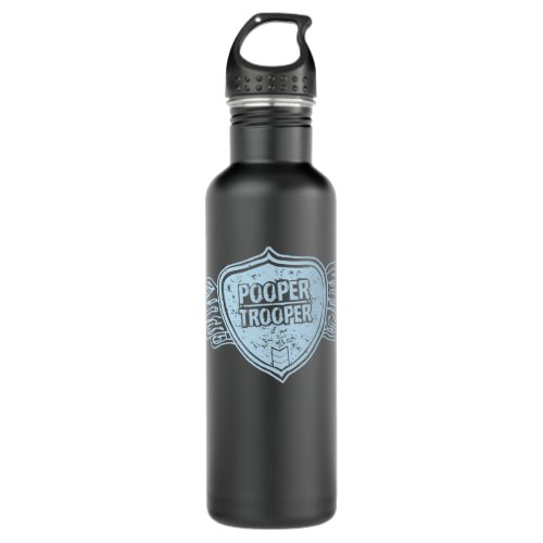 Pooper Trooper Crohns and Colitis Aluminum Bottle