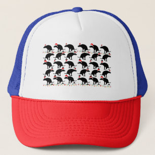Pooping Dog Christmas Trucker Hat