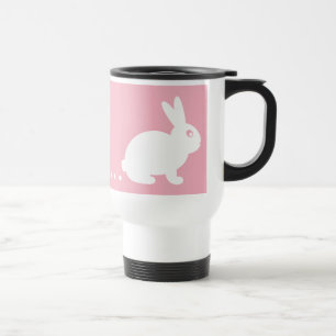 Pooping Heart Rabbit Travel Mug
