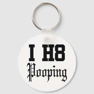 pooping keychain