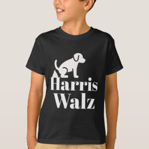 Pooping On Harris Wheimer Funny Political  T-Shirt