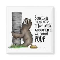 pooping Sloth Magnet pooping Sloth Magnet