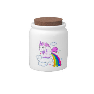 Pooping Unicorn Candy Jar