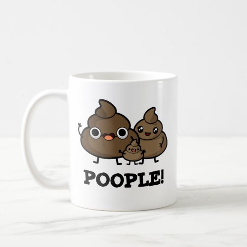 Poople Funny Poop People Pun  Coffee Mug