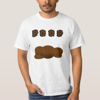 Pooprints moist poop shirt
