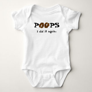 Poops... Baby Bodysuit