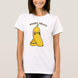 Poopy Fruity Funny Fruit Pun T-Shirt