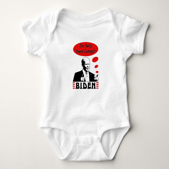 Poopy Pants Biden Baby Bodysuit (Front)