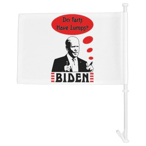 Poopy Pants Biden Car Flag