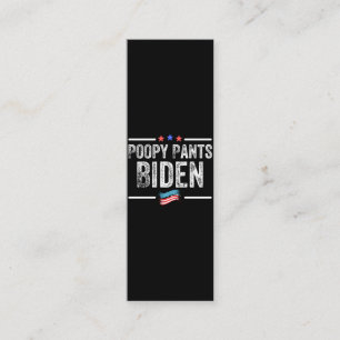 Poopy Pants Biden Loyalty Card