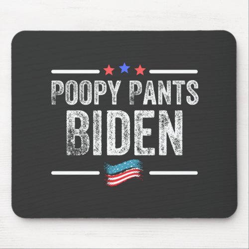 Poopy Pants Biden Mouse Pad