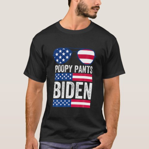 Poopypants Biden _ Funny Anti Joe Biden Pooped His T_Shirt