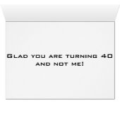 POOR DOG IS SO SAD U R TURNING 40 (Inside Horizontal (Bottom))