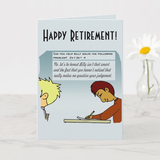 Poor Judgement Greeting Card (Small Plant)