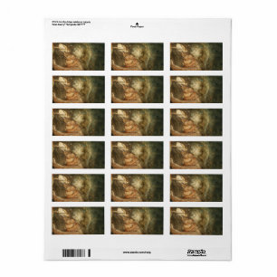 Poor Little Bear, 1912 by John Bauer Label