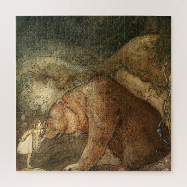 Poor Little Bear by John Bauer Jigsaw Puzzle (Vertical)