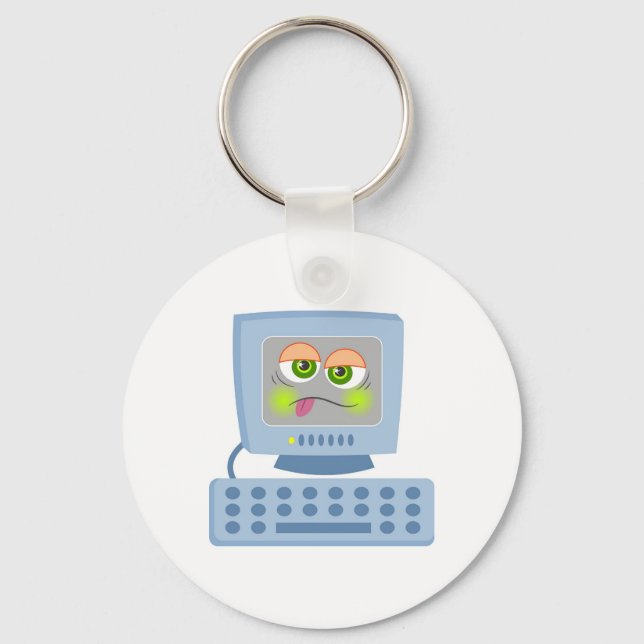 Poorly PC Keychain (Front)