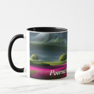 Poorna's Morning Tea Personalized Customizable Mug