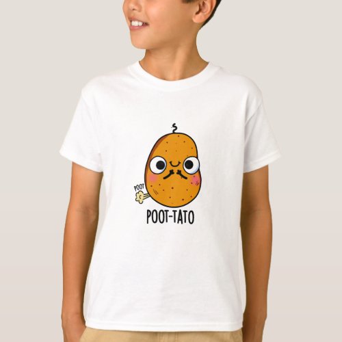 Poot_tato Funny Farting Potato Pun  T_Shirt