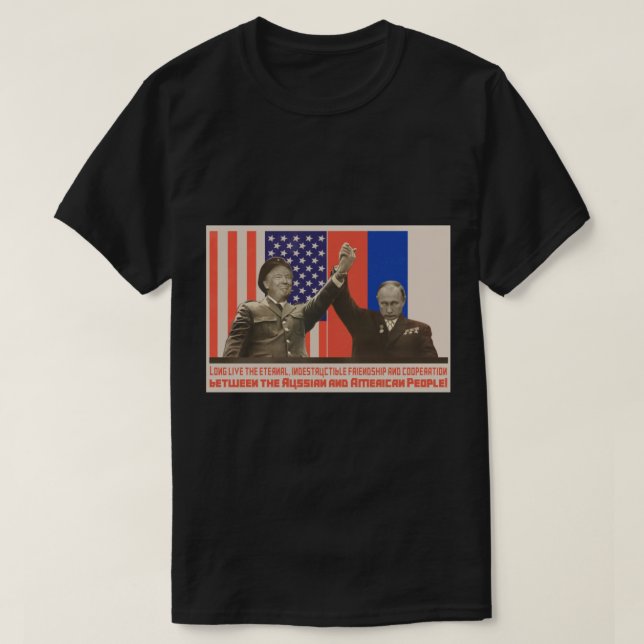 Pooty and the POTUS (Putin and Trump)   T-Shirt (Design Front)