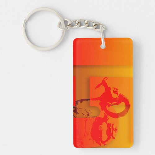 Pop 2015 Goat Year  Monogram double_sided Keychain