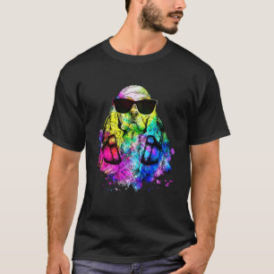 Pop American Cocker Spaniel Dog Portrait with Head T-Shirt