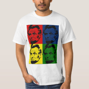 Pop Art Abe Lincoln  Portrait - Shirt